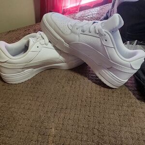 Puma White Athletic Shoes